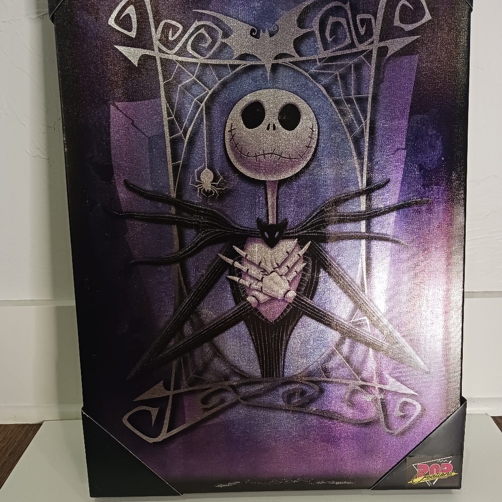 Metallic Jack Skellington print 16" X 20"
